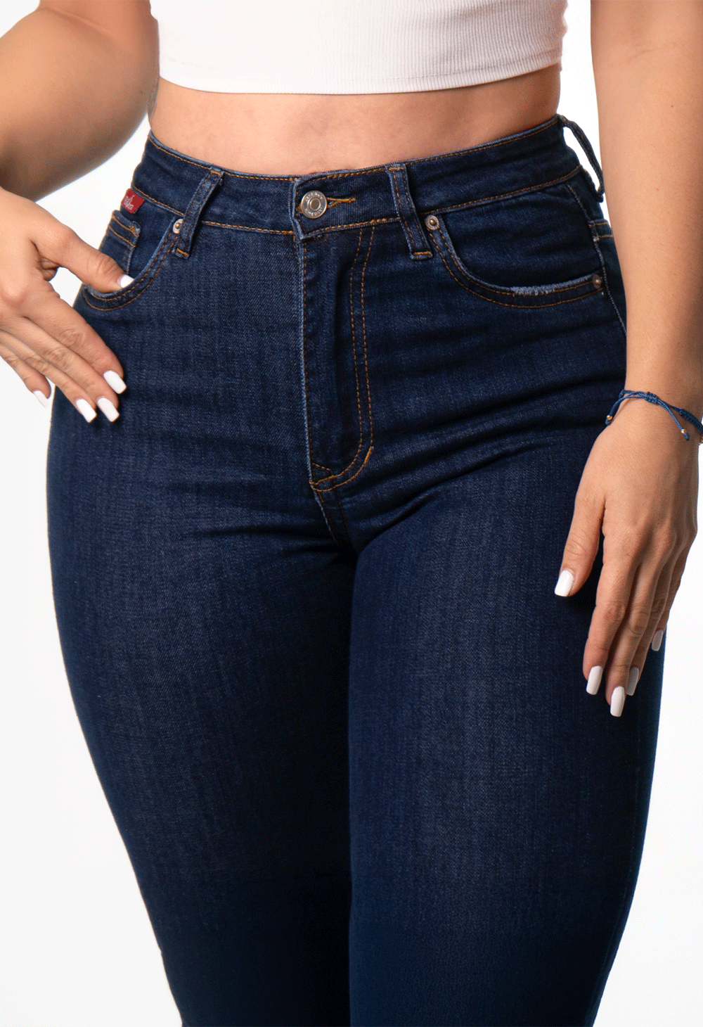 JEANS CLÁSICO SKINNY AZUL OSCURO - REF. 7367