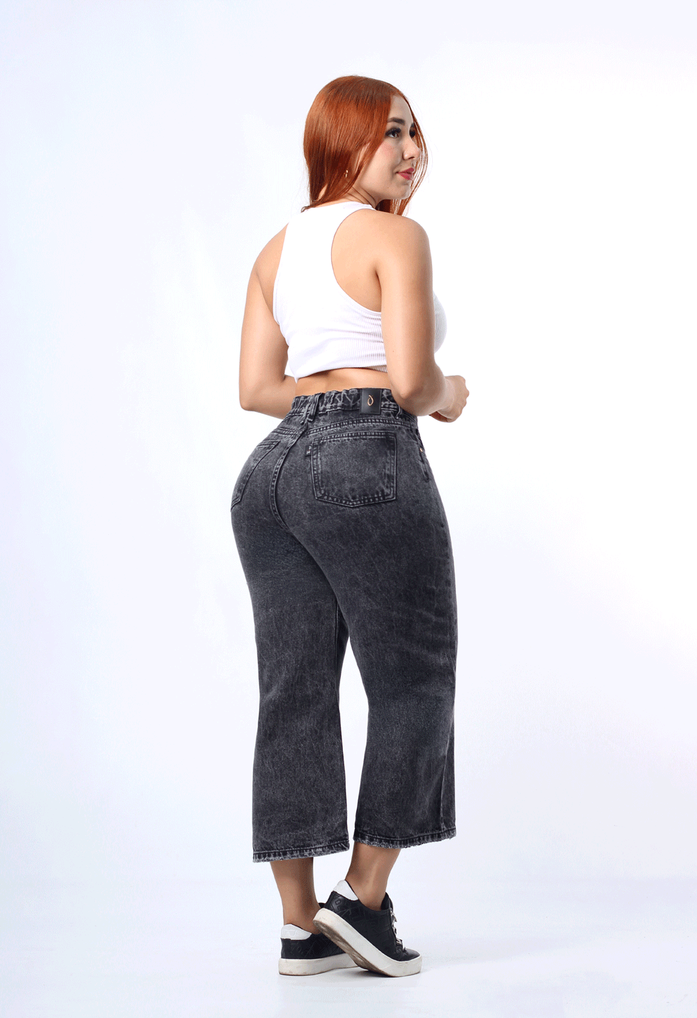 JEAN CULOTTE GRIS OSCURO - REF. 7438