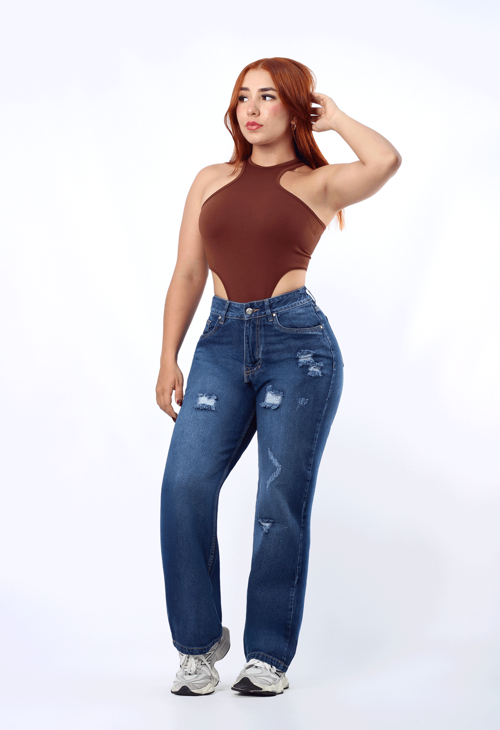 JEAN BOYFRIEND AZUL OSCURO - REF. 7452