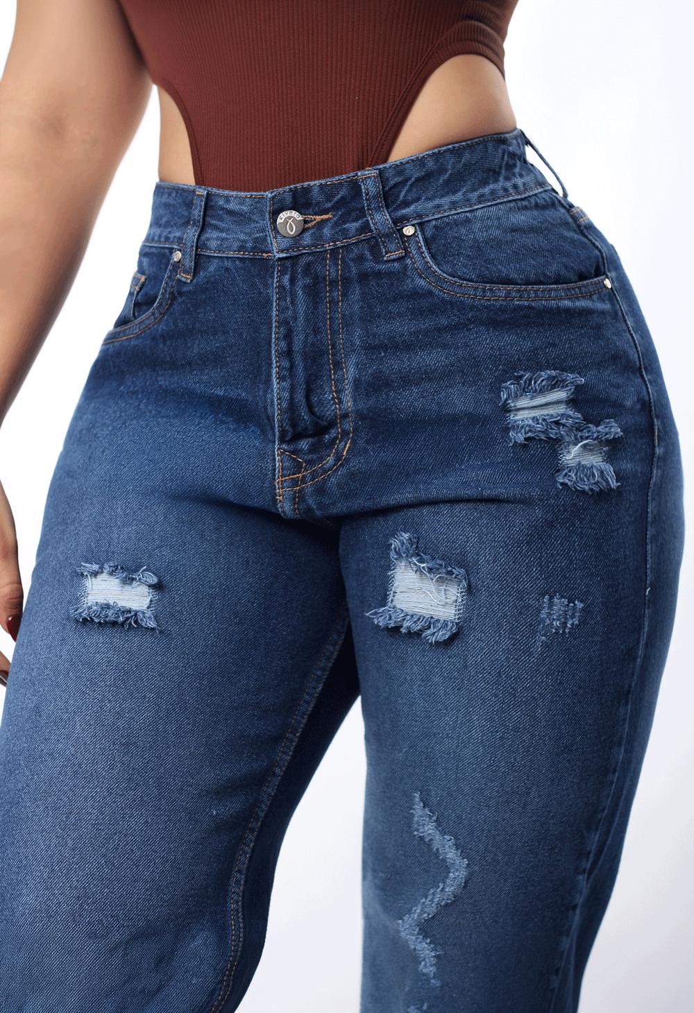 JEAN BOYFRIEND AZUL OSCURO - REF. 7452