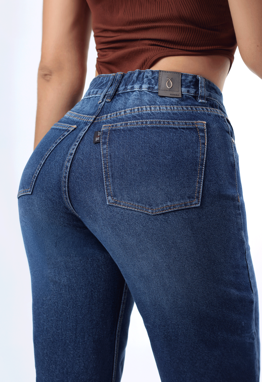 JEAN BOYFRIEND AZUL OSCURO - REF. 7452