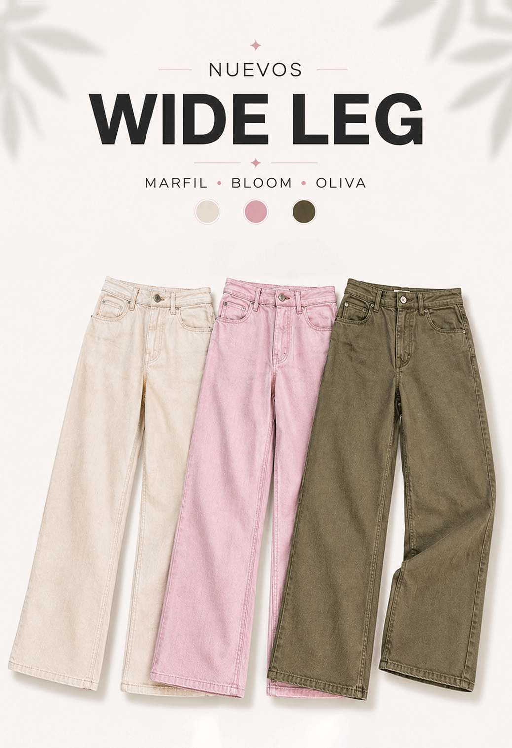 WIDE LEG COLORES