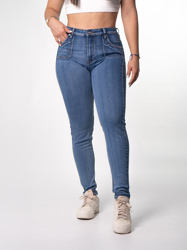 JEANS CLASICO  1 BOTON TIRO ALTO REF-7372