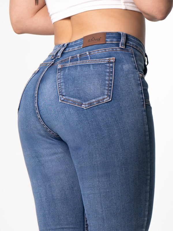 JEANS CLASICO  1 BOTON TIRO ALTO REF-7372