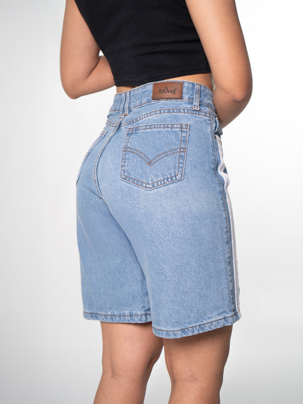 BIKER SHORT JEANS LINEAS ADIDAS REF - 7403