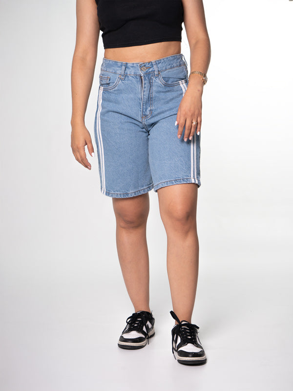 BIKER SHORT JEANS LINEAS ADIDAS REF - 7403