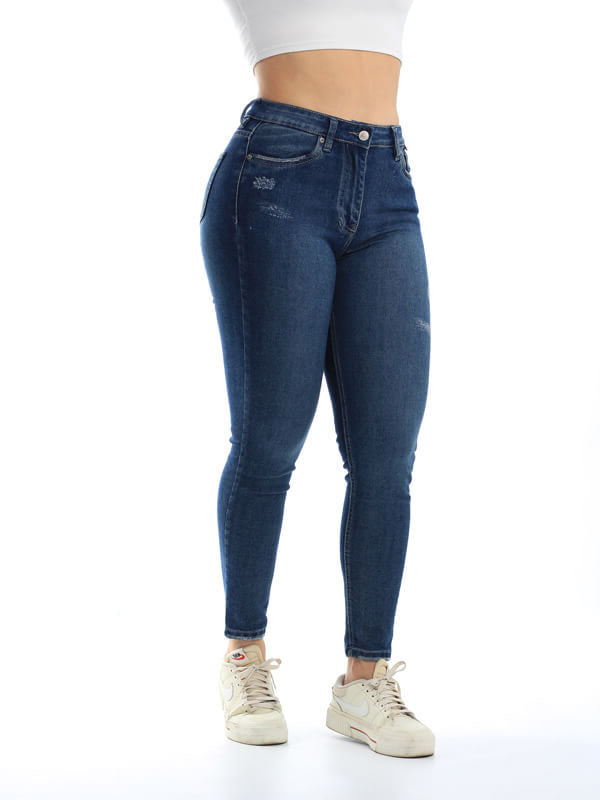 JEAN CLASICO TONO CONTAMINADO 1 BOTON TIRO ALTO REF 7421