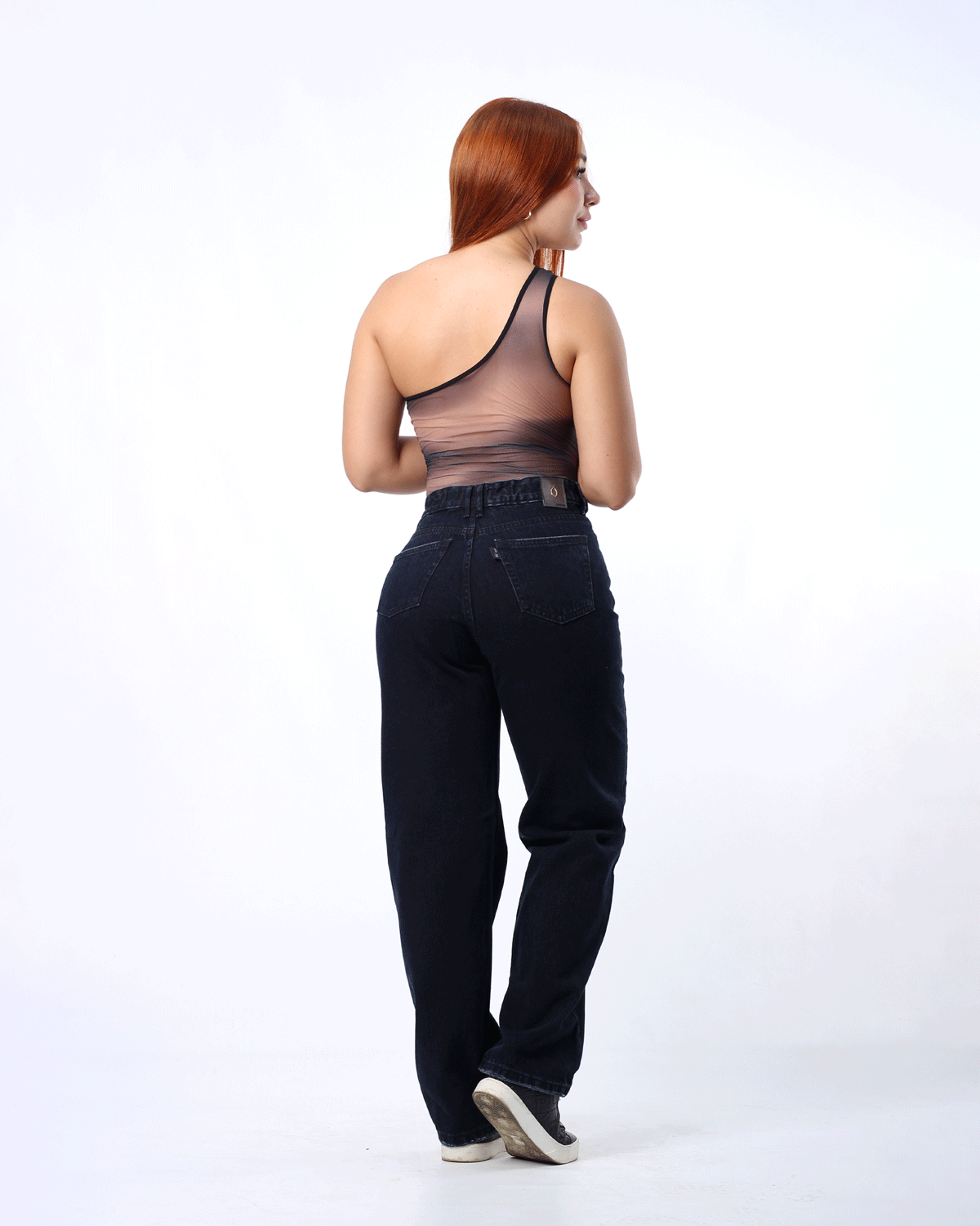 JEAN BOYFRIEND  1 BOTON TIRO ALTO REF - 7442