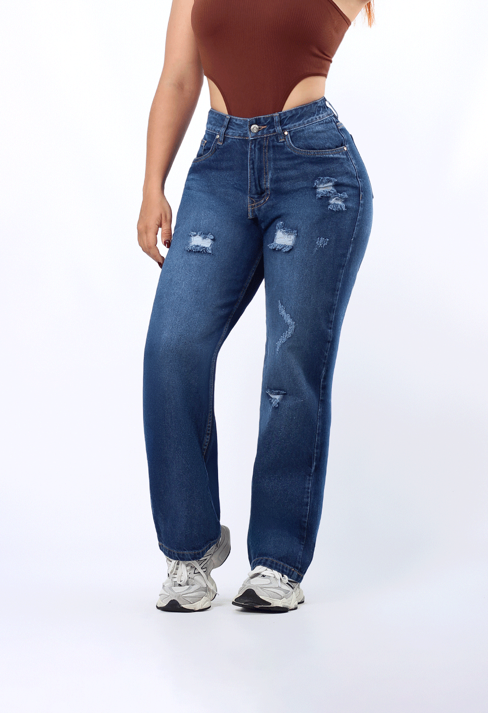 JEAN BOYFRIEND AZUL OSCURO - REF. 7452