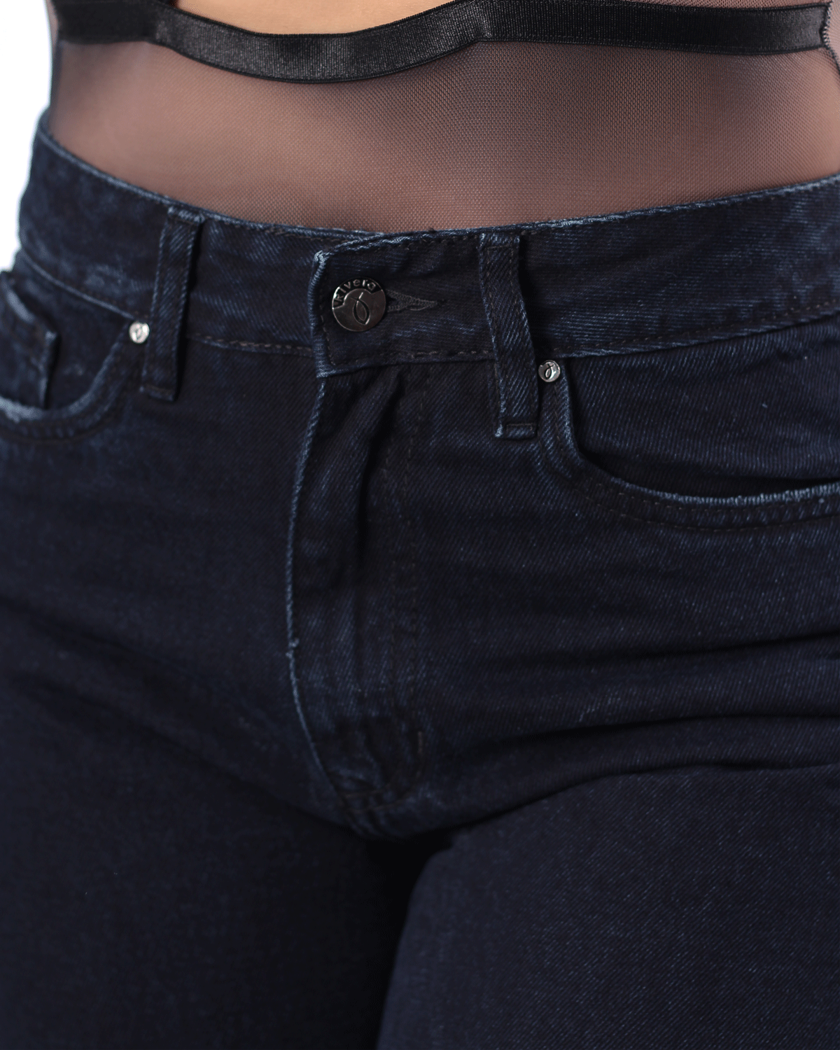 JEAN BOYFRIEND  1 BOTON TIRO ALTO REF - 7442