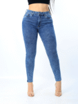 JEAN CLASICO SKINNY AZUL FROSTEADO REF-7428